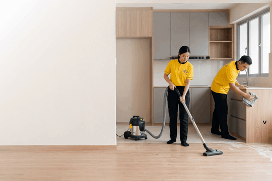 When to do post-renovation cleaning in a Singapore home, after renovation works end and before furniture moves in